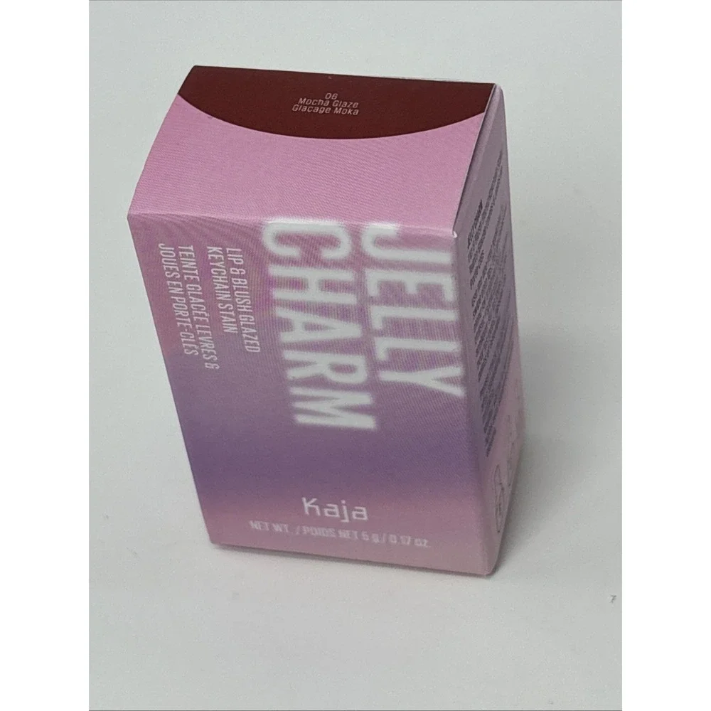 Kaja Jelly Charm Lip & Blush Glazed With Keychain #06 MOCHA GLAZE 0.17oz NEW!